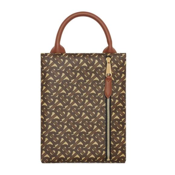 677. Burberry TB Monogram Leather HandBag - Picture 1 of 3